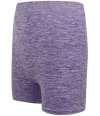 TL301 Tombo Ladies Seamless Shorts Purple Marl colour image